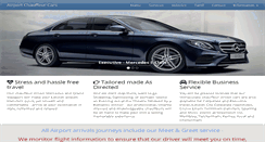 Desktop Screenshot of airportchauffeurcars.co.uk